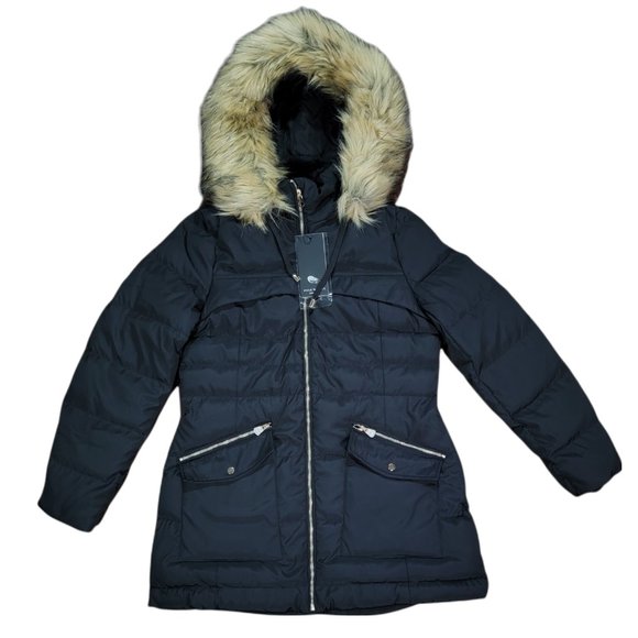 POLU Jackets & Blazers - Polu Woman Down Jacket (Size S) Black long-sleeved hooded jacket
